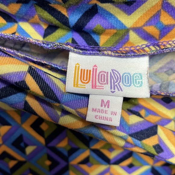 Lularoe medium long stretchy spandex poly skirt - Picture 3 of 8